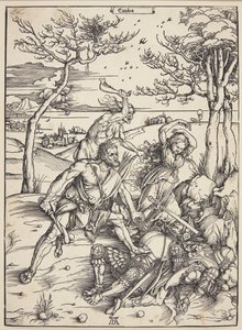 Herkules dobývá Molionidská dvojčata od Albrecht Dürer