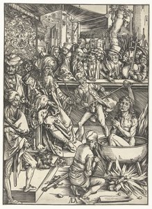 Umučení Jana Evangelisty od Albrecht Dürer
