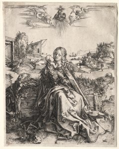 Svatá rodina s motýlem, c. 1495. od Albrecht Dürer