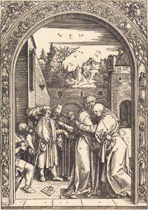 Joachim a Anna u Zlaté brány od Albrecht Dürer