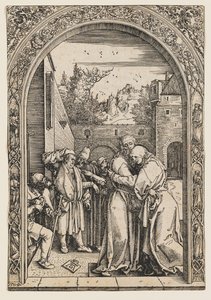 Jáchym a Anna u Zlaté brány od Albrecht Dürer