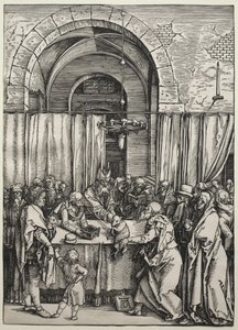 Joachimova nabídka odmítnuta veleknězem od Albrecht Dürer
