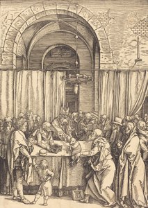 Joachimova nabídka odmítnuta, c. 15041505. od Albrecht Dürer