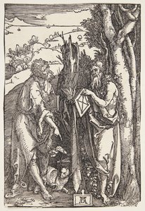 Jana Křtitele a svatého Onufria na poušti od Albrecht Dürer