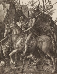 Rytíř, smrt a ďábel, 1513. od Albrecht Dürer