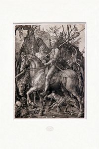 Rytíř, smrt a ďábel od Albrecht Dürer