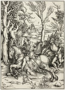 Rytíř a Landsknecht od Albrecht Dürer