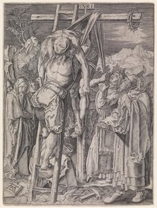 Snímání Krista z kříže od Albrecht Dürer