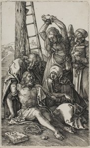 Oplakávání Krista, z Vyrytého umučení od Albrecht Dürer