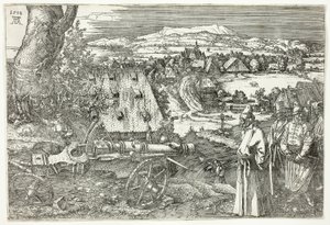 Krajina s dělem (The Great Cannon) od Albrecht Dürer
