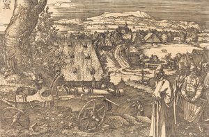 Krajina s dělem, 1518. od Albrecht Dürer