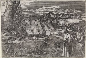 Krajina s dělem (Velké dělo; Dělo) od Albrecht Dürer