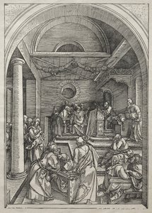 Život Panny Marie: Kristus mezi lékaři od Albrecht Dürer