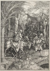 Život Panny: Útěk do Egypta od Albrecht Dürer