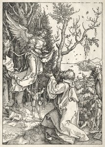 Život Panny: Joachim a anděl, c. 1504. od Albrecht Dürer