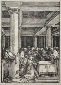Život Panny Marie: Představení Ježíše v chrámu od Albrecht Dürer