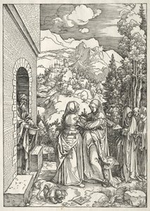 Život Panny Marie: Navštívení od Albrecht Dürer