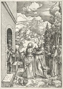 Život Panny Marie: Navštívení, 1504-1505. od Albrecht Dürer