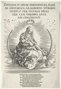 Život Panny: Titulní strana od Albrecht Dürer