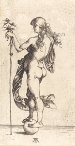 Little Fortune, c. 1496. od Albrecht Dürer