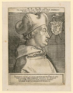 Lví erb s kohoutem od Albrecht Dürer