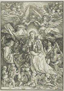 Madonna Královna andělů od Albrecht Dürer