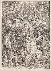 Madonna Královna andělů od Albrecht Dürer