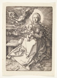 Madona korunovaná andělem od Albrecht Dürer