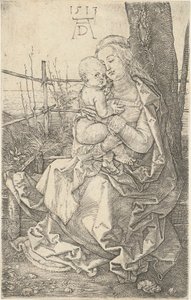 Marie s dítětem u stromu od Albrecht Dürer
