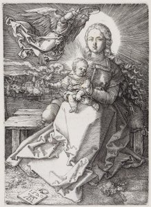 Marie korunovaná andělem od Albrecht Dürer
