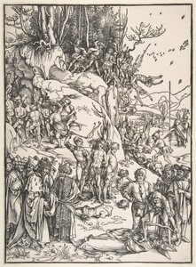 Mučednictví deseti tisíc.n.d. od Albrecht Dürer