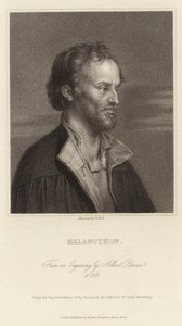 Melancthon - německý reformátor a spolupracovník s Martinem Lutherem (1497 1560) od Albrecht Dürer
