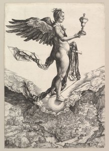 Nemesis The Great Fortune, 1501-2. od Albrecht Dürer