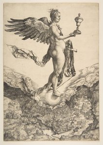Nemesis The Great Fortune, ca. 1501. od Albrecht Dürer