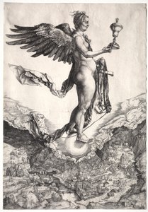 Nemesis, c. 1501-1502. od Albrecht Dürer