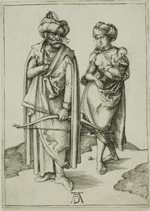 Orientální rodina od Albrecht Dürer
