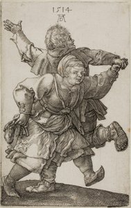 Rolnický párový tanec od Albrecht Dürer