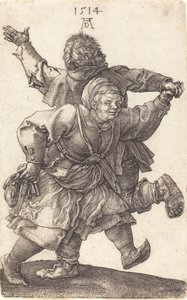 Rolnický párový tanec, 1514. od Albrecht Dürer
