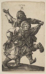 Rolnický párový tanec, 1514. od Albrecht Dürer