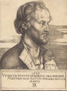Philip Melanchthon, 1526. od Albrecht Dürer