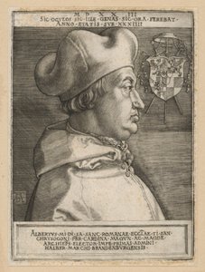 Portrét kardinála Albrechta z Braniborska od Albrecht Dürer