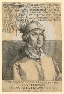 Portrét kardinála Albrechta z Braniborska od Albrecht Dürer