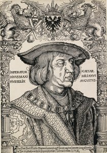 Portrét císaře Maxmiliána I., c1519 od Albrecht Dürer