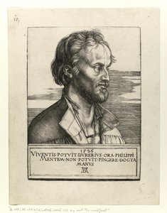 Portrét Philipa Melanchthona, 1526 od Albrecht Dürer