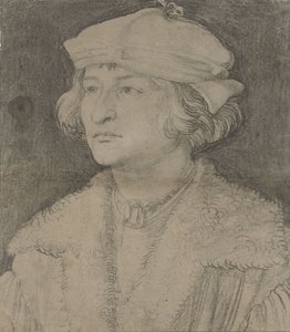 Portrét mladého muže s kloboukem, kolem roku 1506 od Albrecht Dürer