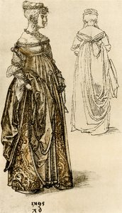 Luxusní benátská dáma od Albrecht Dürer
