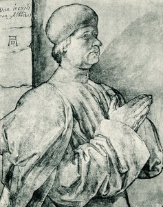 Modlící se dárce od Albrecht Dürer