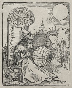 Ptolemaios s nebeskou zeměkoulí, 1504. od Albrecht Dürer