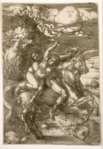 Znásilnění Prosperpiny (Únos na jednorožci) od Albrecht Dürer