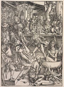 Zjevení svatého Jana: Umučení svatého Jana, 1511. od Albrecht Dürer